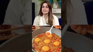 😮Sadia Imam ne banai mhmaan k liye Andy Ki recipehow to make egg recipe shorts youtubeshorts [upl. by Jeramie]