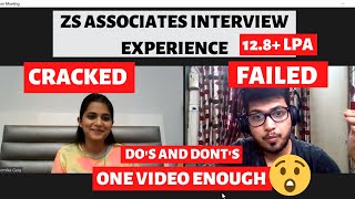 Zs Associates Interview Experience️‍🔥😱  Guide for Zs Associates  Zs associates full procedure😱 [upl. by Neehs]