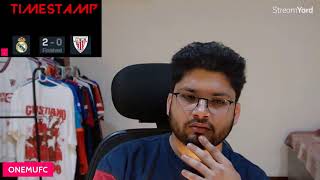 Real Madrid vs Athletic Bilbao Live Reaction amp Watchalong [upl. by Crudden]