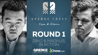 World 1 Magnus Carlsen v Rapport Also Featuring Ding MVL amp Keymer  GRENKE Chess Classic Rds12 [upl. by Kristoffer]