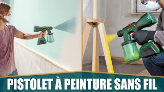 LE MEILLEUR PISTOLET À PEINTURE SANS FIL – Bosch AdvancedSpray 18V500 [upl. by Yadahs561]