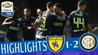 Chievo  Inter 12  Highlights  Giornata 34  Serie A TIM 201718 [upl. by Sabine]