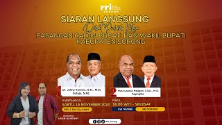 Debat Publik Kedua Calon Bupati dan Wakil Bupati Kabupaten Sorong 2024 [upl. by Astrid]