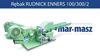 Rębak RUDNICK ENNERS 1003002  MarMasz  Woodworking Machines [upl. by Avon595]