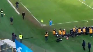 Bologna Napoli 32 Settore Ospiti Stadio DallAra [upl. by Hnoj188]