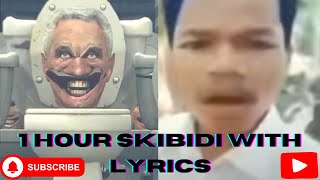 Skibi dop dop dop ya ya full video with lyrics 1 HOUR [upl. by Schifra418]