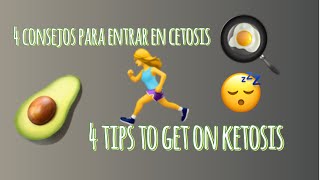 4 Consejos para entrar en Cetosis  4 Tips to get in ketosis [upl. by Debo618]