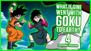 WHAT IF Gine Went With Goku To Earth Part 4 [upl. by Yellah]