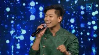 Nogen Hangsarumba quotMaile Mayale Diekoquot  The Voice of Nepal Season 5 2023 [upl. by Anavoig482]