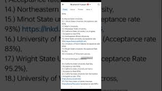 30 USA Universities having 8090 acceptance rate of Scholarship Program  USA Fully Funded Scholar [upl. by Reiniar367]