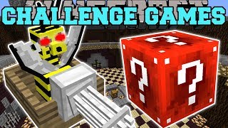 Minecraft FLOAT BEE GUNNER CHALLENGE GAMES  Lucky Block Mod  Modded MiniGame [upl. by Layap]