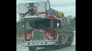 DALLAS BAY VOLUNTEER FIRE DEPARTMENT NEW TOWER 2 RESPONDING TO REPORTED STRUCTURE FIRE [upl. by Grimaud]