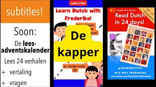 NT2 De kapper The Hairdresser Nederlands Dutch Nederland Holland Inburgering Staatsexamen [upl. by Laveen]