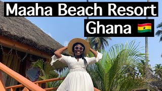 Most Beautiful Resort in the West of Ghana 🇬🇭 MAAHA BEACH RESORT [upl. by Ttessil809]