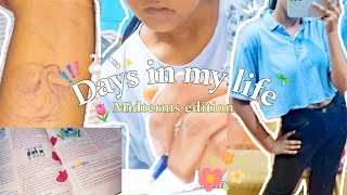 Days in my life Ep01  midterms edition study [upl. by Irahs]