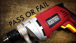 Pass or Fail Harbor Freight Drill 60495 [upl. by Annayat]