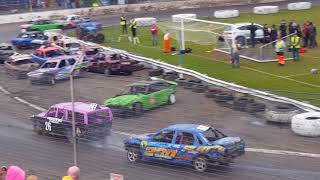 Cowdenbeath Racewall bangers world cup race 1 April 14th 2018 [upl. by Teiluj]