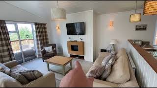 BH12 Cambrian Plantation 3 bed Lodge 2014 for sale at Finlake  WALK ROUND [upl. by Hilly]