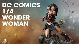 Wonder Woman 14 Statue Queen Studios FULL VIDEO [upl. by Tudela]