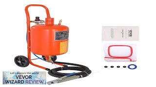 VEVOR 5 Gallon Sand Blaster 60110 PSI High Pressure Sandblaster Portable Abrasive Review [upl. by Alsi]