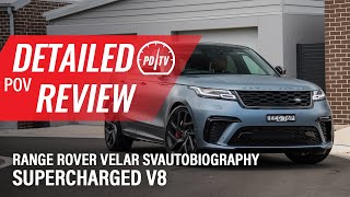 2020 Range Rover Velar SVAutobiography V8 Detailed review POV [upl. by Airbmac]