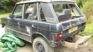 bobtailing a 5 door range rover v8 vouge SEwmv [upl. by Ellesij284]