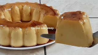 Flan de Galletas Marias con 3 ingredientes delicioso y Cremosito  Cocina con Jenny [upl. by Aneehsak632]