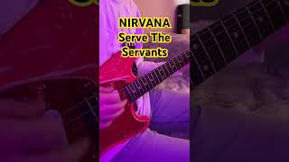 Nirvana  Serve The Servants guitar cover nirvana cover fender fendermustang grunge [upl. by Masterson]