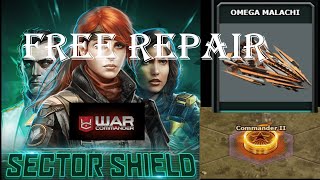 War Commander  SECTOR SHIELD  COMMANDER II  EASYWAY FREE REPAIR [upl. by Pomcroy]