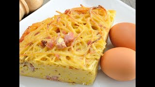 Frittate di Pasta 4 Idee Fatte con Gli Avanzi  4 Ideas of Pasta Omelettes made with Leftovers [upl. by Kravits]