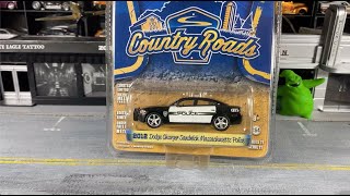 Cracking Diecast 2012 Dodge Charger Sandwhich Massachusetts Police by Greenlight Country Roads 11 [upl. by Gwynne]