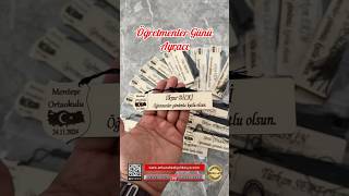 Öğretmenler Günü Kitap Ayracı [upl. by Yun687]