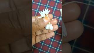 How to make flower garland easily [upl. by Anailuy742]