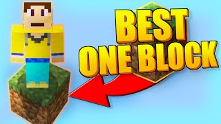 Best SKYBLOCK in MCPE 118  Minecraft Bedrock Edition  One Block [upl. by Eahsan]