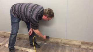 Laminate Flooring Wall Installation [upl. by Eiboh]