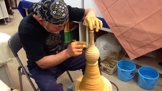 Amazing Skills Of Japanese Pottery Master 陶磁器 Tōjiki 焼きもの Yakimono陶芸 TōgeiTanerYalcinPhoto [upl. by Enaasiali]