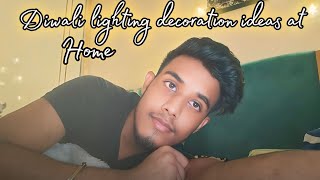 Diwali lighting decoration ideas at Home 🪔🎆🎇 🏡 [upl. by Eelaroc]