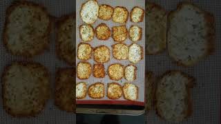 1 Ingredient Keto Cheese CrispsCrackers [upl. by Komarek]