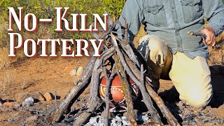 Firing Pottery Without a Kiln the old fashioned way [upl. by Anaek55]