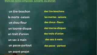 Le pluriel des noms composés 6AEP [upl. by Aia]