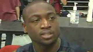 Dwyane Wade USA Basketball 2008 Training Camp Interview [upl. by Eetak]