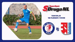 16112024 1400   13 kolo  SuperSport Druga NL  NK Uljanik P v NK Mladost Ždralovi [upl. by Kyla582]