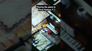 Playing the piano in Final Fantasy 7 retrogaming retro videogames finalfantasy finalfantasy7 [upl. by Pauwles]