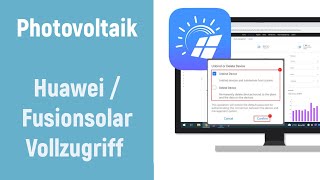 Tutorial Huawei Fusionsolar  Installer mit Vollzugriff werden [upl. by Lumbard]