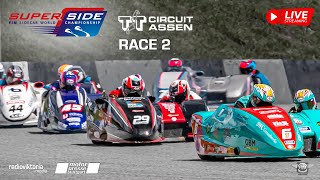 Sidecar World Championship  Assen  2023  race 2  ENGLISH [upl. by Valerlan]