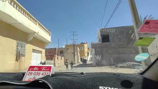 Gafsa Tunisia Driving Through The Streets [upl. by Haerle]