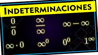 📈 ¿Cómo se resuelven las 7 Indeterminaciones que existen ➤ Límites de Funciones [upl. by Bernie76]