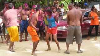 trini dance off competition at guanapo river pool 1 [upl. by Cima]