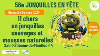 58e jonquilles en fête  24 mars 2024 [upl. by Ahsit154]