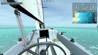 Sailaway  The Sailing Simulator Barcelona Palma de Mallorca parte 1 [upl. by Yendis]